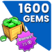 Stumble Guys 1.600 Gems dan 75 Tokens